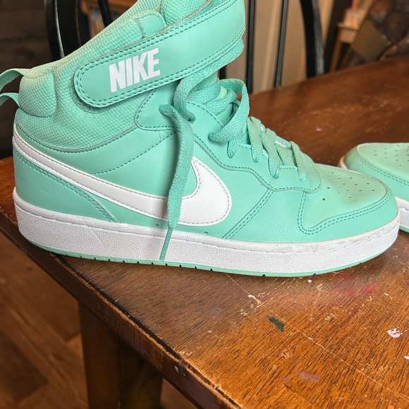 Nike Kids High-Top Sneakers - Mint Green - Picture 2 of 6